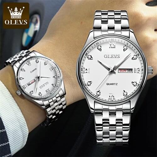 OLEVS Original Fashion Mens Watch 30m Waterproof Date Clock Male Sports Watches Men Casual Quartz Wrist Watch Relogio Masculino
