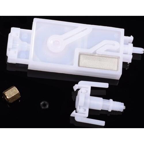 10PCS dx5 ink damper with connector for Epson pmimaki cjv30 jv33 jv5 roland mutoh Galaxy Human dx5 print head dumper filter
