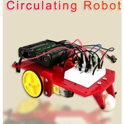 Circulating Robot Kit Beardboard DIY Education Training Lab Kit STEAM Educational Toy for Child