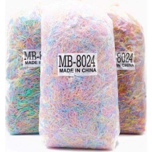 70000 pcs 1cm Child Baby Gum for Hair TPU Disposable Elastics Hair Bands Girls Ponytail Holder Rubber Bands Hair Accessories