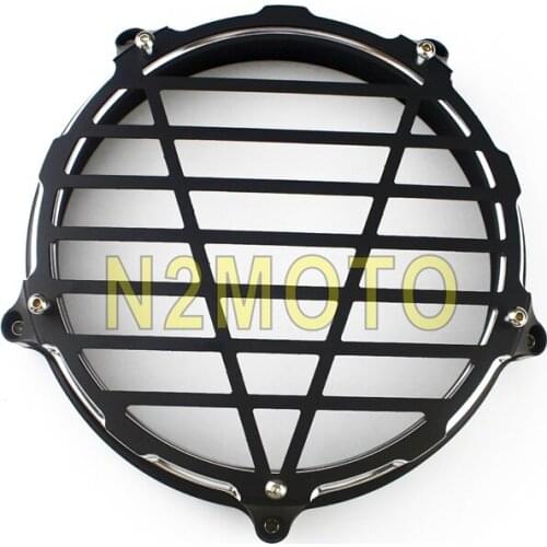 For BMW R Nine T 2014-2019 Scrambler 2014-2017 Motorcycle Black Aluminum Headlight Bezel Trim Ring Cover Protector