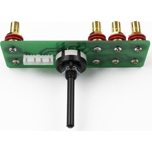 Dual channel 3-gear sound source input selection switcher lorlin-uk pure copper silver plated sound source selection circuit boa