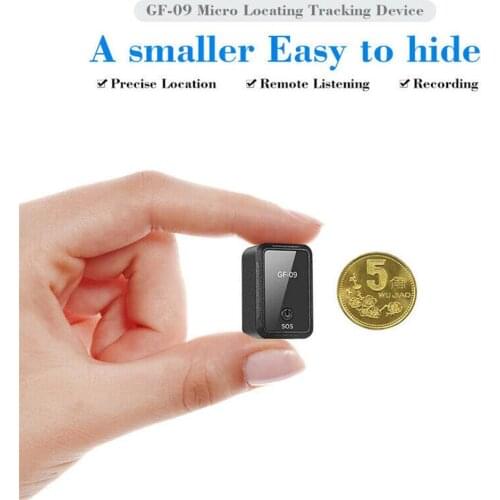HD Improved GF-09 Mini GPS Tracker APP Control Anti-Theft Device Locator Magnetic Voice Recorder For Vehicle/Car/Person Location