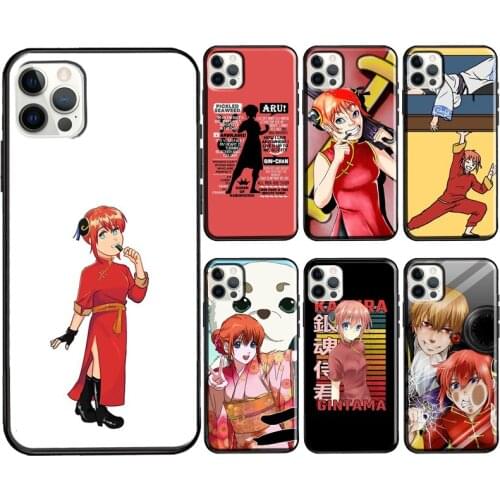 Kagura Umibouzu Gintama Anime Case For iPhone X XR XS Max 7 8 Plus SE 2020 12 Mini 11 Pro Max Soft Phone Cover Coque