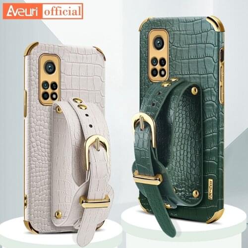 For Redmi 9A 9C Note 9S 9T 8 9 Pro K20 K30 Ultra K40 10X Wrist Strap Phone Case For Xiaomi Mi 10T Lite 9T Pro Leather Cover Case