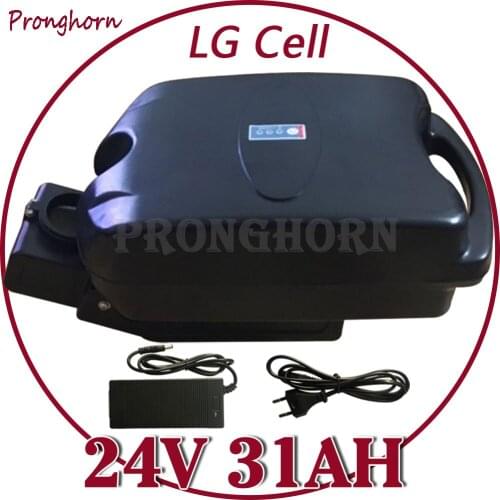 24V 350W 500W LG Li-ion Battery 24V 10Ah 13Ah 14Ah 16Ah 17Ah 20Ah 22Ah 24Ah 25Ah 26Ah 30Ah Ebike Lithium Battery 20A BMS Charger