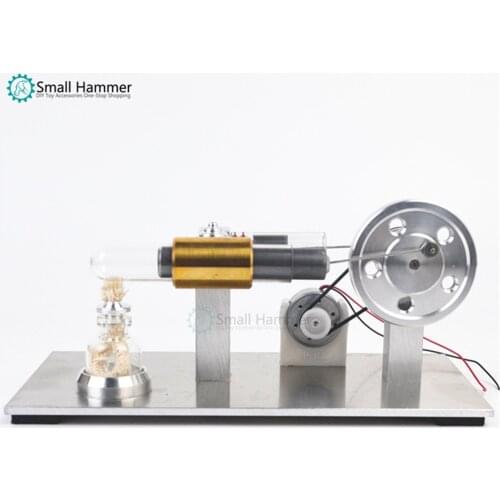 Stirling miniature engine model external combustion engine birthday gift steam engine