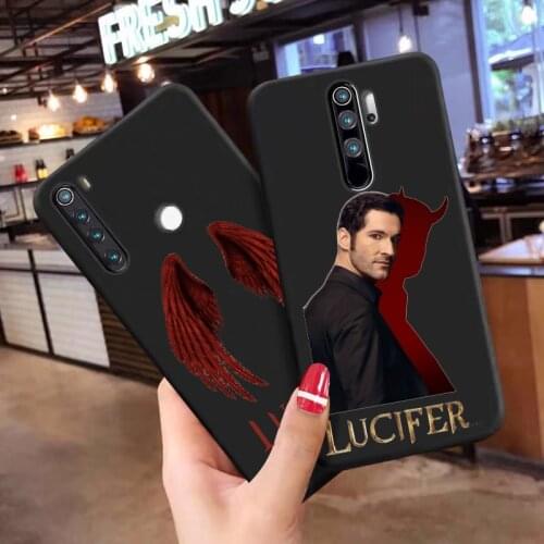 American TV Degenerate angel Lucifer black TPU soft Case for Redmi Note5 Note5A Note 6Pro Note7 Note8 Note9 Pro Max back Cover