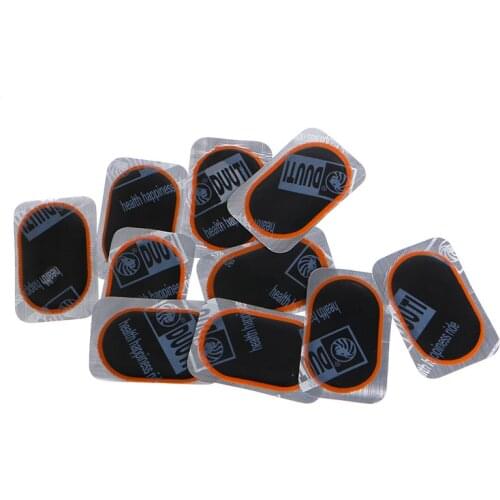 10Pcs 32*50mm Bicycle Bike Repair Fix Kit Flat Rubber Tire Tyre Repair Patch Kit Cycling Tools New