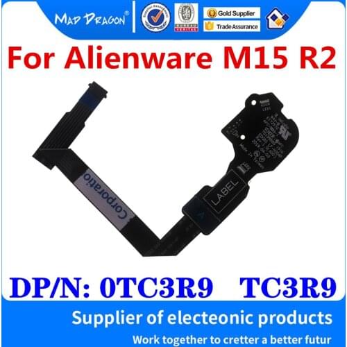 New original Power Button Board with Cable For Dell Alienware M15 R2 Laptops boot small board cable boot FFC cable 0TC3R9 TC3R9