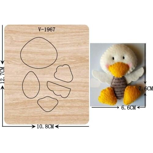 New Duckling wooden dies cutting dies for scrapbooking Multiple sizes V-1967