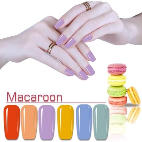 Blue Velvet 7ML Macaron Color UV Gel Varnish Soak Off Nail Art Manicure Gel Lacquer Candy Color Nail Gel Polish White Bottle