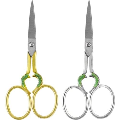 MIUSIE High Quality Embroidery Fabric Cross Stitch European Retro Vintage Antique Handcraft Tailor Scissor Household Sewing Tool