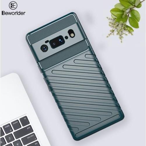 For Google Pixel 6 Pro Protect Case Rugged Shield Silicone Rubber Phone Cover For Google Pixel 4 4XL 5 5XL 4a 5a Case