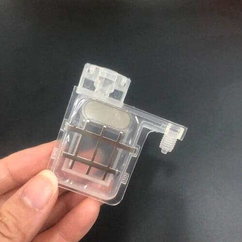 10pcs Transparent Damper Double Clips For Epson DX4 DX5 XP600 TX800 Mutoh Galaxy Allwin Xuli Printer Ink Dumper Filter
