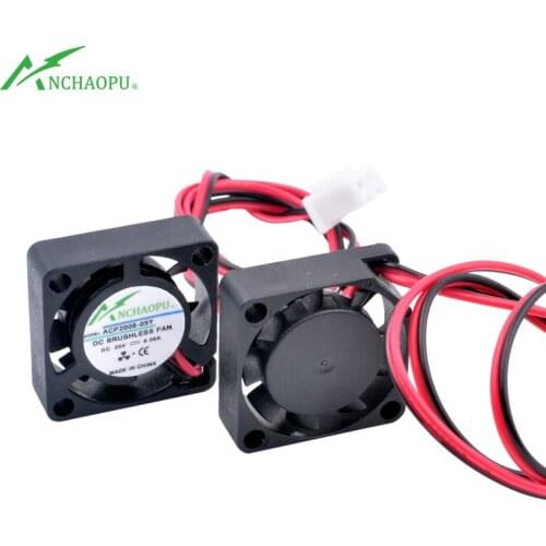 ACP2006 2cm 20mm fan 20x20x6mm DC5V 12V 2pin Micro cooling fan for micro equipment purifier drone