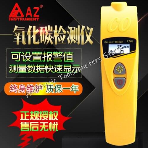 AZ7701 Pocket CO Meter Carbon Monoxide Detector