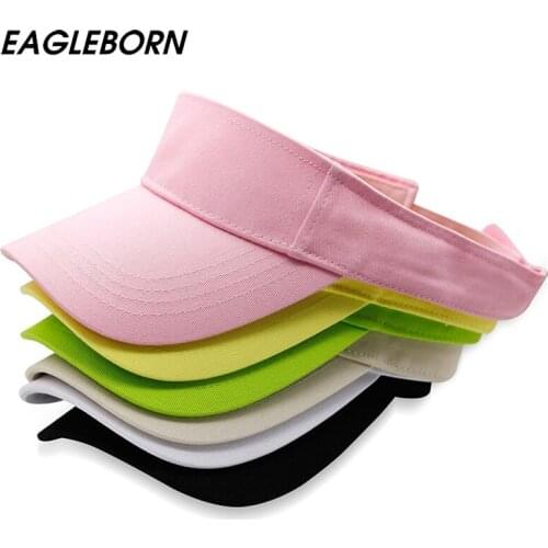 EAGLEBORN New Summer Hats for Women Beach Hats Men Solid Cap Bonnet Street Black White Diy Sun Hat for Men Women Golf Sport Caps