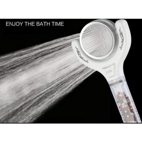 Filter Shower 3.6 Million Rotating Bath Shower Adjustable Jetting Shower Pressure Saving Water Bathroom Spray Gun Filter Shower