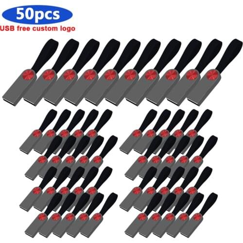 50pcs/lot Real capacity Pendrive bulk 64gb Memoria Usb 2.0 128GB flash drive U Disk flash Memory Stick photography custom logo