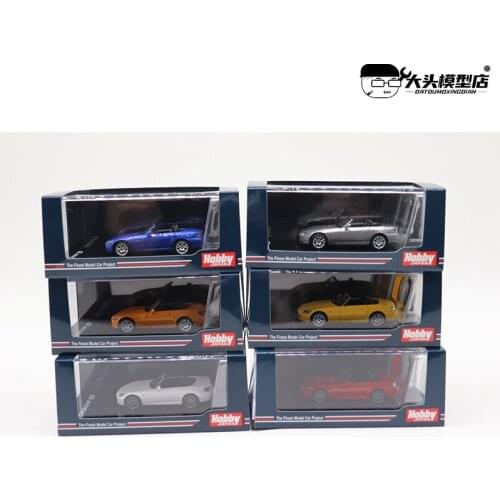 Hobby JAPAN 1:64 Honda S2000 AP1 Type 200 Alloy diecast car model with hood toys