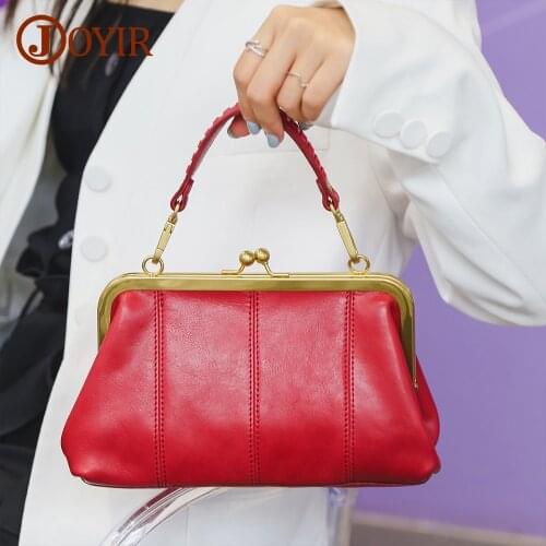 JOYIR Real Cow Leather Womens Shoulder Bag Messenger Bag Luxury Designer Elegant Small Handbags High Quality Bolsa Feminina