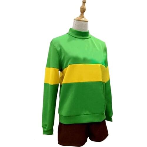 2018 Undertale Protagonis Chara Cosplay Costume