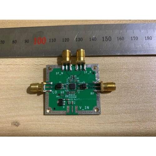 Adl5801 mixer 10m ~ 3G without transformer can achieve 6G differential output (LF ~ 600MHz)