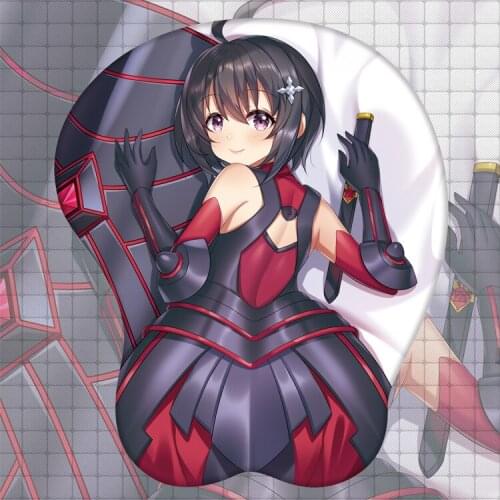 Anime Honjo Kaede Figure 3d Anime Girl Soft Gel Gaming Mouse Pad Mousepad Wrist Rest Gifts Man Adult Toy