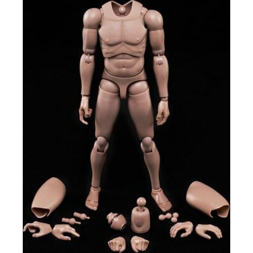 New 1/6 Action Figure Male Body Caucasian Skin MX02-A In Stock for 12" Action Figure doll Toys soldier model