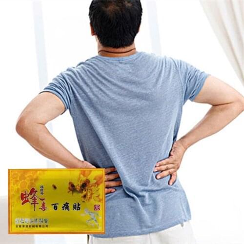 Medical Analgesic Plaster 10bags Bee venom Relief pain patch for Muscular Pain Stiff Shoulders Pain Relieving Patches