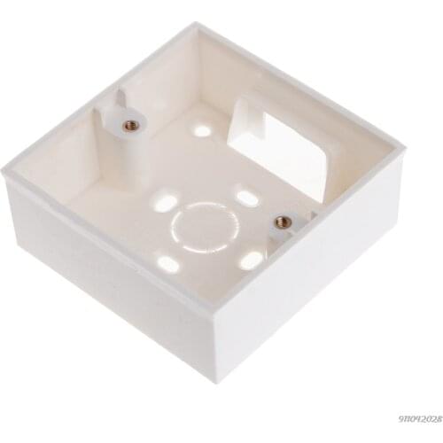 86X86 PVC Junction Box Durable Wall Mount Cassette Waterproof For Switch Socket Base M3 21 Wholesales