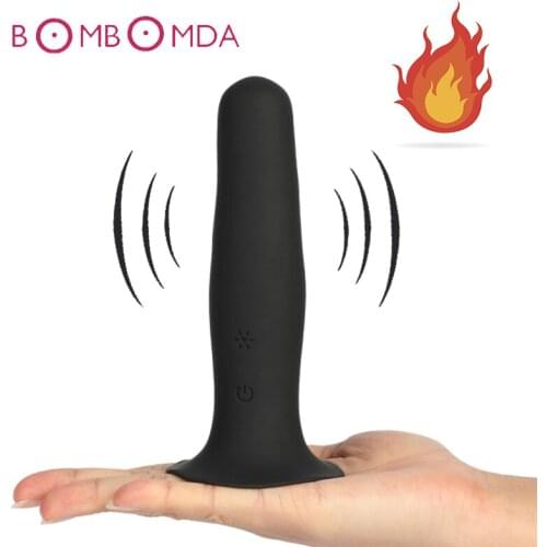 Sex Shop Heating Anal Vibrator Prostate Massage G Spot Anus Stimulate Dildo Butt Plug Adult Product Sex Toys For Men Masturbator