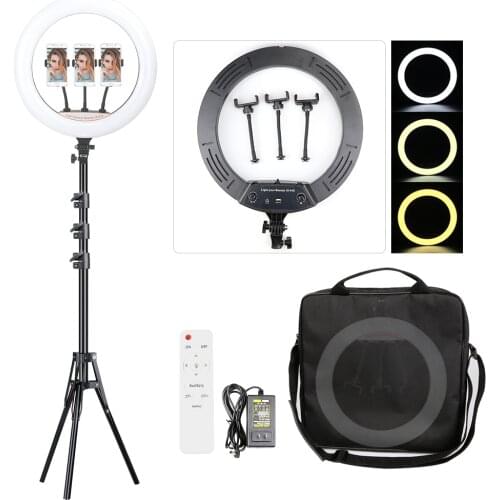 45CM LED Ring Light 2700-7000K 18 Inch Ring Lamp With Tripod Photography Lighting Photo Studio Ringligt For Camera Phone Makeup