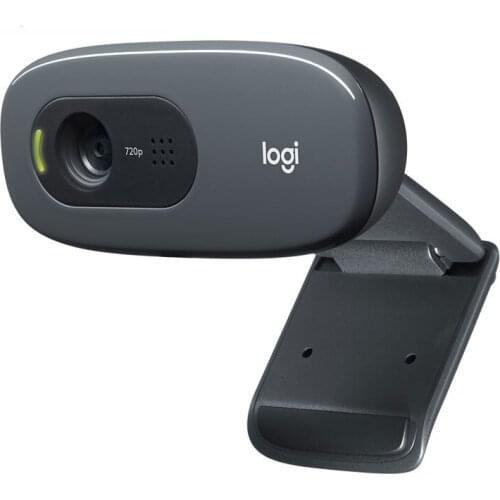 Logitech C270 HD Webcam Gaming Mini USB Kamera Live Broadcast Web Camera Built-in Microphone Network Video Conference