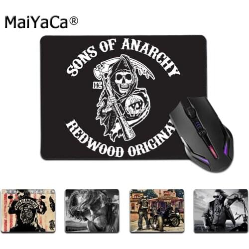 Maiyaca Top Quality American TV Sons of Anarchy mouse pad gamer play mats Top Selling Wholesale Gaming Pad mouse