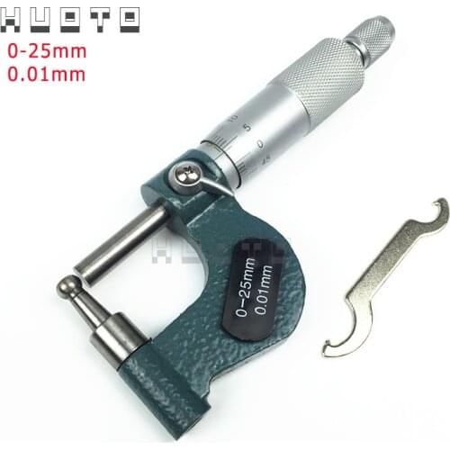 Factory outlet! high quality 0-25mm Tube Micrometer drum head special micrometer wall tube thickness gauge measuring tools