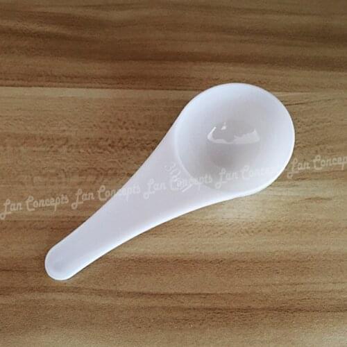 100pcs/lot 15 gram Measuring Spoon 30ML Plastic Scoop 15g Measure spoons - white free shipping