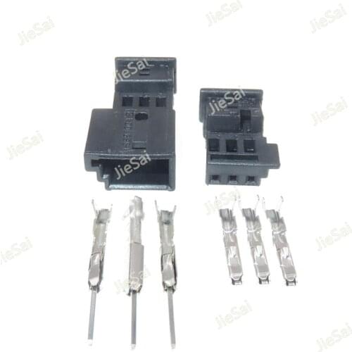 3 Pin 1-968700-1 1355620-1 Auto Stereo Connector Car Speaker Plug Treble Plug Rain Sensor Socket For VW BMW