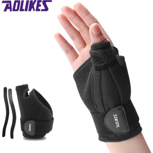 AOLIKES 1Pcs Thumb Support Tendon Sheath Injury Recovery Hand Thumb Brace Splint Fracture Sprain Fixed Wrist Band Arthritis