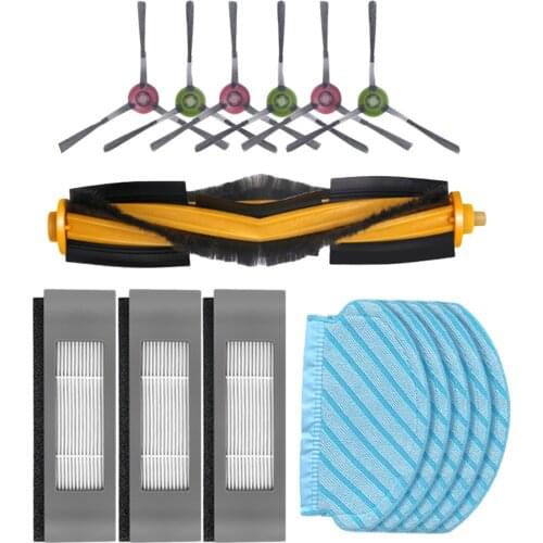 1-Set of 14pcs Automatic Floor Sweeper Vacuum Cleaner Repair Parts Accs Kit for Cobos sweeper parts OZMO950 920 T5Max
