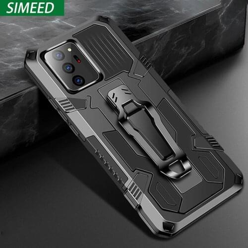 For Samsung Galaxy Note 20 Ultra 10 Plus S21 S20 FE A51 A71 5G M51 A32 A42 A52 A75 Case Armor Shockproof Stand Protection Cover