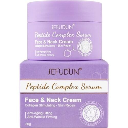 30g Peptide Anti Wrinkle Essence Face Cream Collagen Whitening Acne Scar Moisturizers Anti-Aging Day Creams