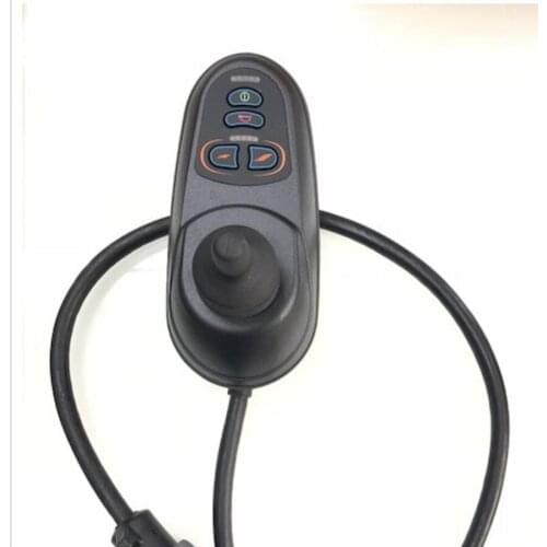 Electric wheelchair controller joystick steering rod