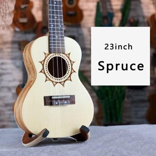 HOT23 Inch Ukulele Top Spruce Panel Mini Guitar Beginner 4 String Ukulele Gift Hawaiian ukulele AGT2707
