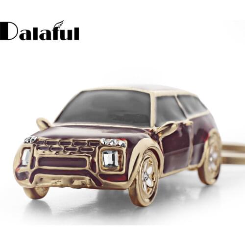 Exquisite Crystal HandBag Pendant Vivid Purse Bag Buckle Key Holder Rings Chains Cool Ename Car Keyring Keychain K318 New