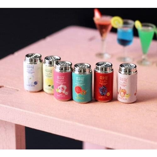 1:12 Dollhouse Mini Cans of Coffee Drinks Model for OB11 Miniature Food Play DIY Scene Model Accessories