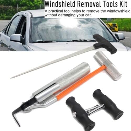 Car Windshield Remover Tool Auto Window Glass Removal Knife Blade Kits Repair Hand Tool Windshield Cut Out Knife set