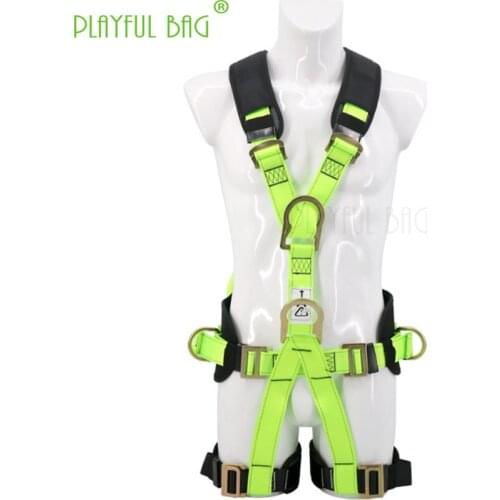 Outdoor High-altitude operation seatbelt polyester reflective fluorescent whole body seatbelt all-round five-point seatbelt ZL53