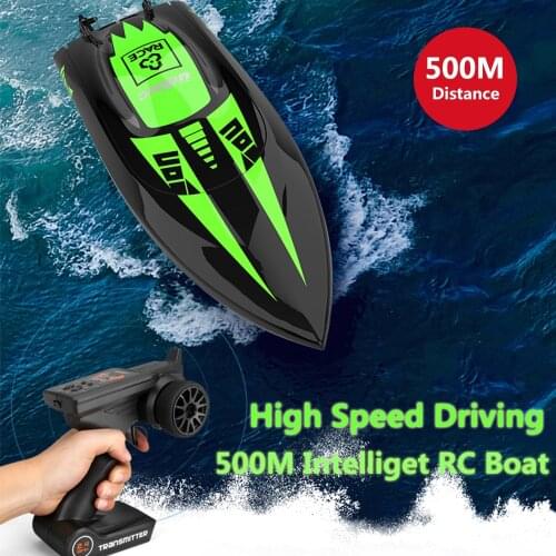 New UDI908 RC Boats 2.4G 40km/h Brushless High Speed Double-Layer Waterproof with Water Cooling System Toy Gift RC Bait Boat